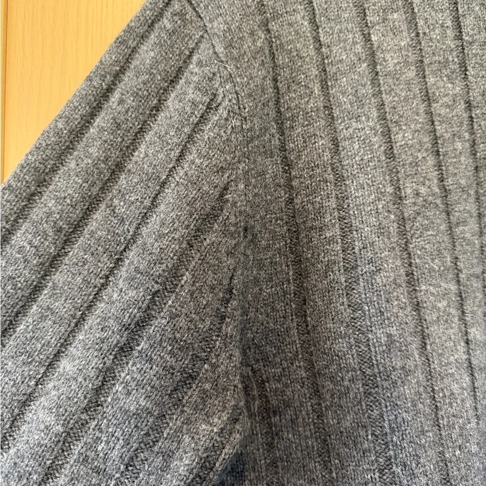 GAP Holiday 2003 Lambs' Wool Pullover Quarter Zip Ribbed Sweater / large